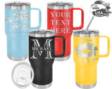 20oz Travel Mug with Handle